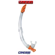 CRESSİ GAMMA CLEAR/ORANGE ŞNORKEL