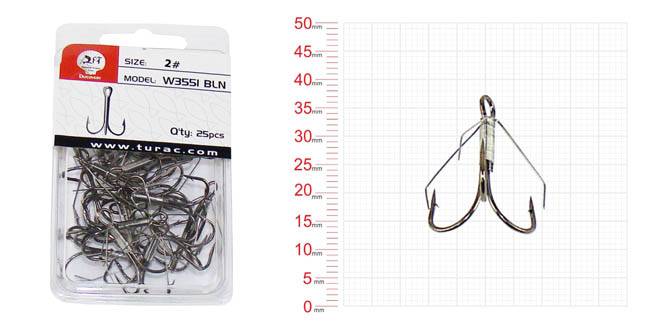 IGNE DFT 3551 TREBLE HOOK NO:02 1/25