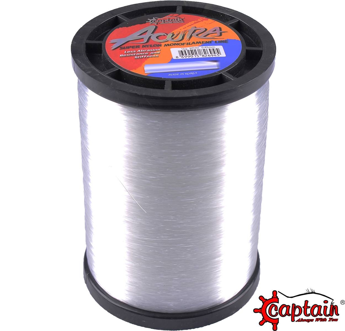 CAPTAİN 0,40 MM BOBİN MİSİNA BEYAZ (1 KG)