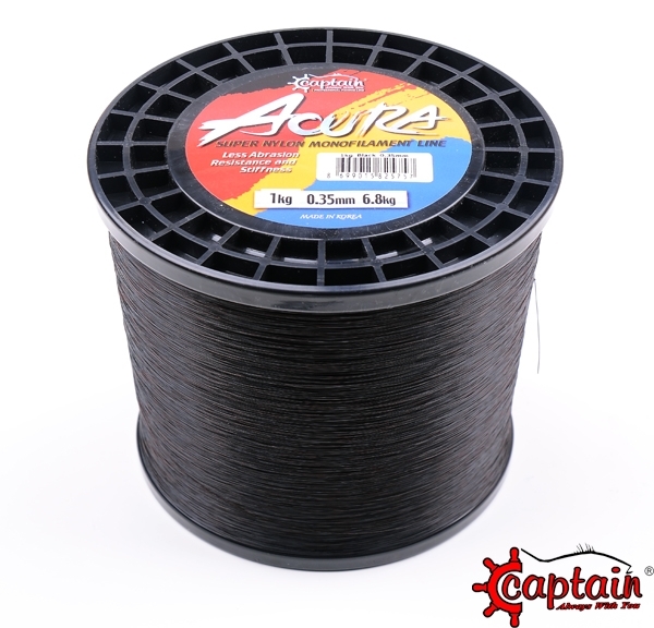 CAPTAİN 0,35 MM BOBİN MİSİNA SİYAH (1 KG)