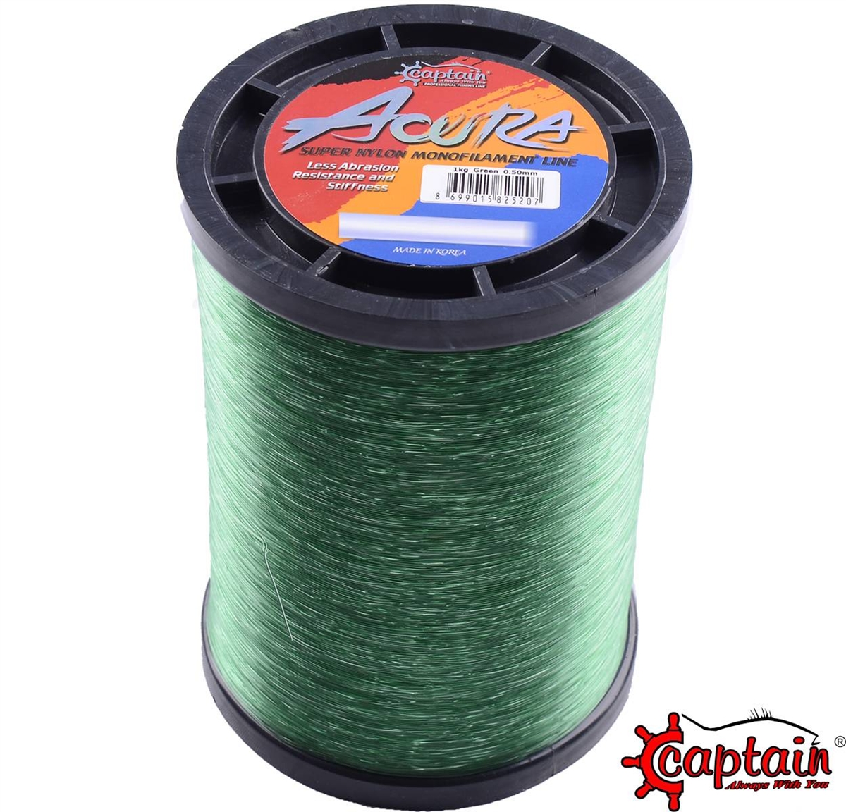 CAPTAİN 0,30 MM BOBİN MİSİNA YEŞİL (1 KG)