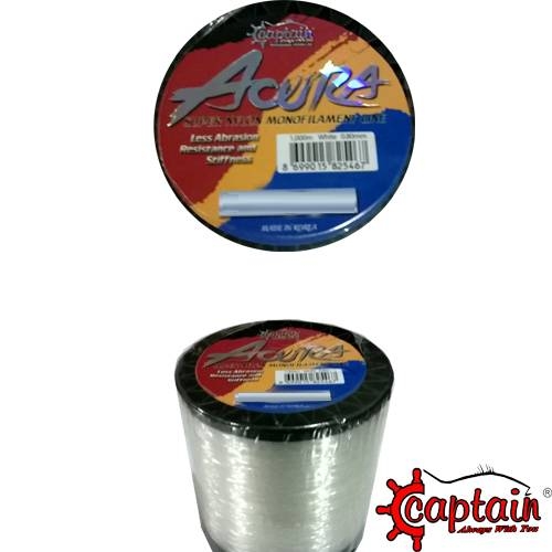 CAPTAİN 0,40 MM BOBİN MİSİNA BEYAZ (1000 METRE)