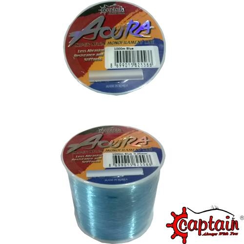 CAPTAİN 0,45 MM BOBİN MİSİNA MAVİ (1000 METRE)