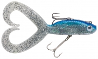 5457 075 FZ ÇİFTKUYRUK SİLİKON,GÜMÜŞ-MAVİ,15CM,75G