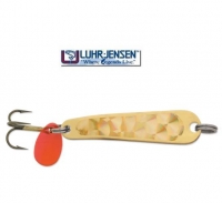 LUHR JENSEN 1/8 HUS LURE BRASS/GOLD PRISM RENK: 151