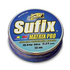 SUFIX MATRIX PRO COLOR METERED BRAID 100mt 0,38mm (JIGGING) OLTA M�S�NASI