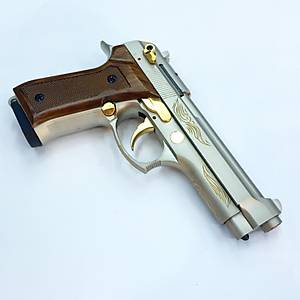 F 92 PARLAK KROM,ALTIN PAR�ALI,��LEMEL�,AH�AP KABZE-9 MM