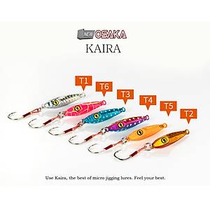 OSAKA KAIRA MICRO JIGGING LURE (M�N� JIG) T6 18 GR