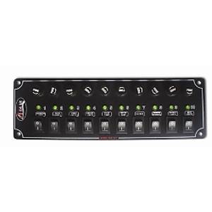 10 ANAHTARLI YATAY SWITCH PANEL