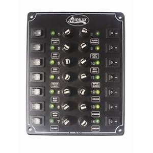 10 ANAHTARLI K���K EBATLI SWITCH PANEL