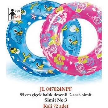 55 CM. IEK BALIK DESENLI 2 ASST. SIMIT