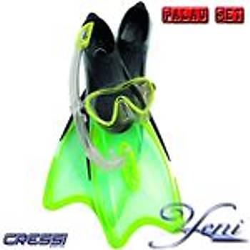 CRESSI PALAU CLASSIC SET LIME 38/39 (5/5.5)