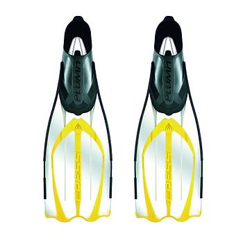 CRESSI PLUMA CLEAR/YELLOW PALET