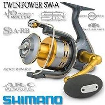 SHIMANO TWIN POWER 4000 SW-A 10S-ARB+1BB 6.2:1 TUR