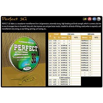 YUKI PERFECT 3G FLUORINE PROCESS 150 MT. 0,33 MM.