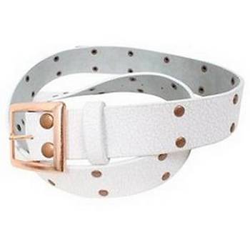 RIDE STUDDED CRACKED LEATHER BELT KEMER UN�SEX 	