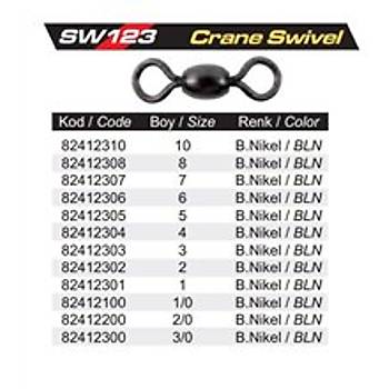 PROTACKLE SW123 CRANE 2/0 NUMARA FIRDND SYAH (8 ADET)