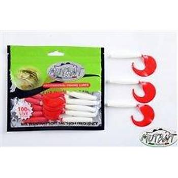 MUTANT 3555 BG TWST KIRMIZI-BEYAZ SUN YEM 9.5 CM 10 LU PAKET