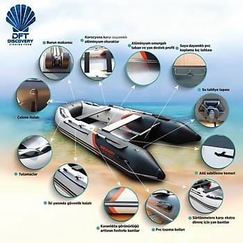 DFT Discovery ime Bot MX 360CM Alminyum Taban