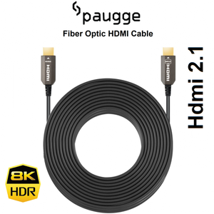 Paugge 15m 8K HDMI 2.1 Fiber Optik Kablo