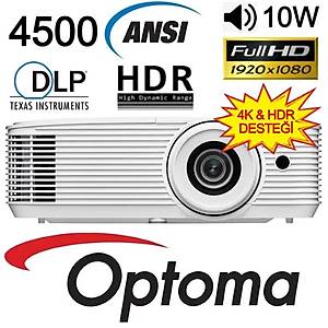Optoma HD29HLVx 4K & HDR Destekli Full HD Projeksiyon Cihaz� 4500 Ansi