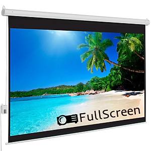 FullScreen 270x200 Motorlu Projeksiyon Perdesi