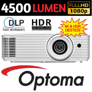 Optoma HD30LV 4.500 Lumen 4K & HDR Destekli Full HD Projeksiyon Cihaz�