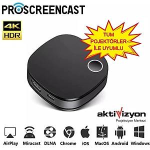 ProScreenCast SC01 Kablosuz G�r�nt� Aktar�m Cihaz�  - T�m Projekt�rler ��in