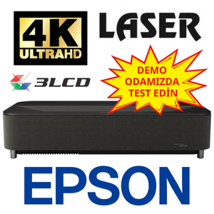 Epson Lifestudio Grand EH-LS970B GER�EK 4K Ultra K�sa Mesafe Lazer Projeksiyon Cihaz�