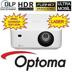 Optoma ML1080ST Ultra Mobil K�sa Mesafe Lazer Projeksiyon Cihaz�
