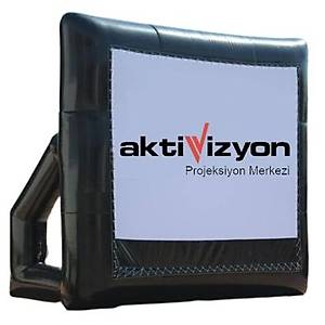 Specta 500cm x 400cm �i�me Projeksiyon Perdesi - 400 x 300 Net G�r�nt� Alan�