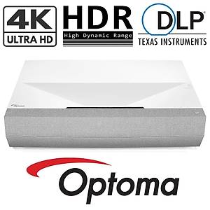 Optoma Cinemax P2 Ultra K�sa Mesafa 4K Lazer Tv Projeksiyon Cihaz�