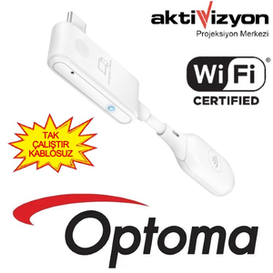 Optoma WHD221 Kablosuz USB-C G�r�nt� Aktar�m Kiti - T�m Projekt�rler ��in