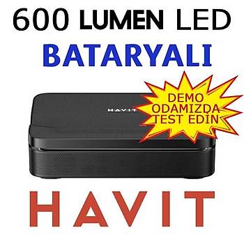 Havit PJ600 Plus Ultra Ksa Mesafe LED Bataryal Projeksiyon Cihaz