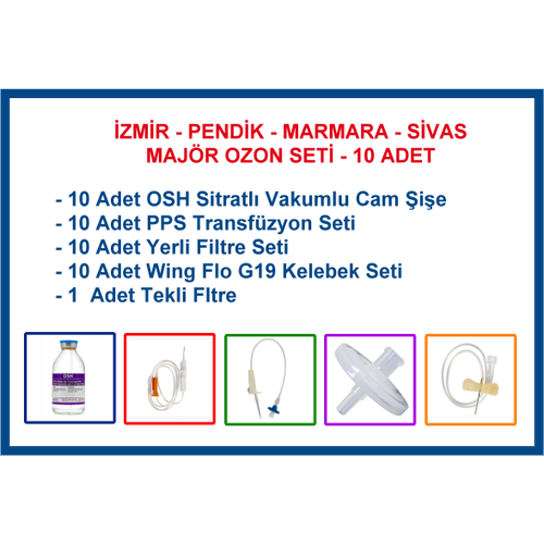 �zmir / Pendik / Marmara/ Sivas Ozon Seti (10 Adet)