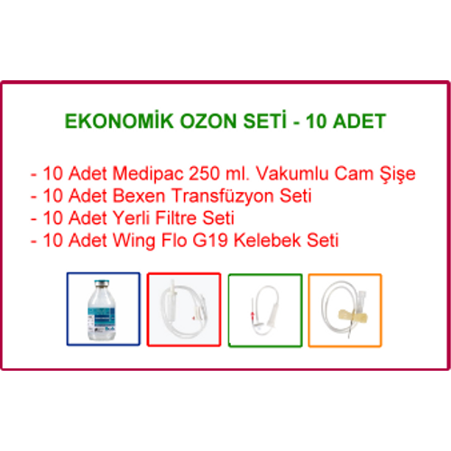 Ekonomik Standart Ozon Seti (10 Adet)