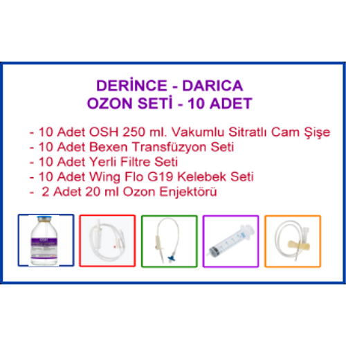 Derince / Darca OZON SET (10 Adet)
