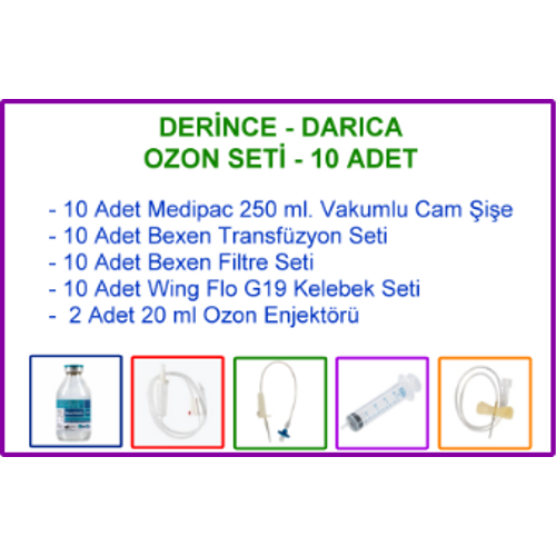 Derince / Darca OZON SET (10 Adet)
