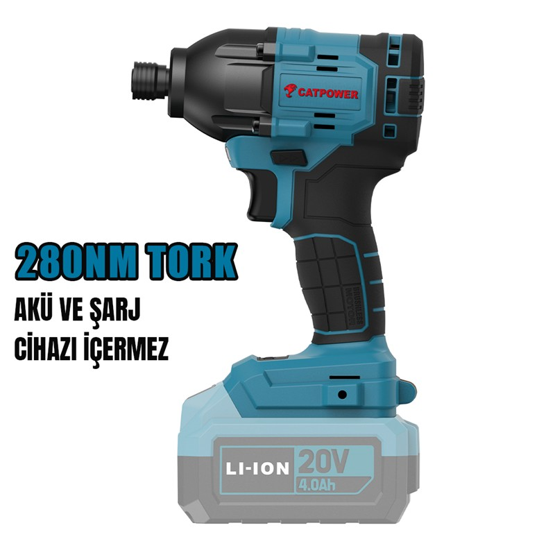 CATPOWER CAT4222 KÖMÜRSÜZ AKÜLÜ TORKLU VİDALAMA Lİ-İON