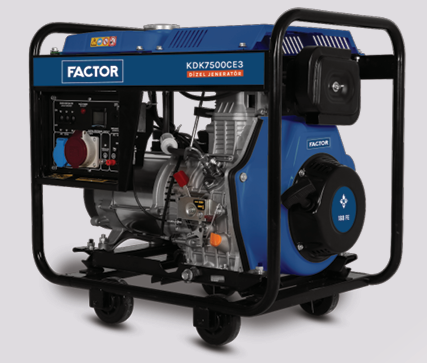 FACTOR KDK7500CE3 MARŞLI TRİFAZE DİZEL JENERATÖR