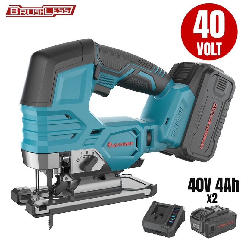 CATPOWER CAT4470 SET KÖMÜRSÜZ AKÜLÜ DEKUPAJ Lİ-İON 40V +( 4.0 ah AKÜ 2 ADET)+(Hızlı Şarj Cihazı)
