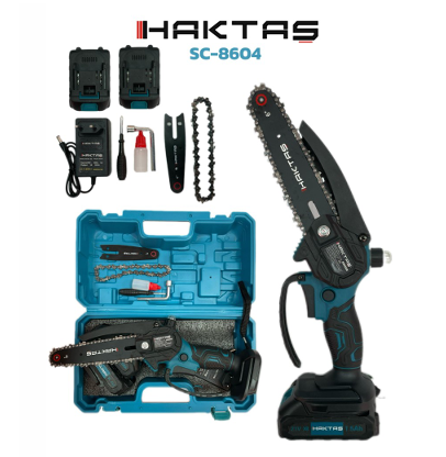 HAKTAŞ HKT-8604 6" EKO ŞARJLI ZİNCİRLİ TESTERE