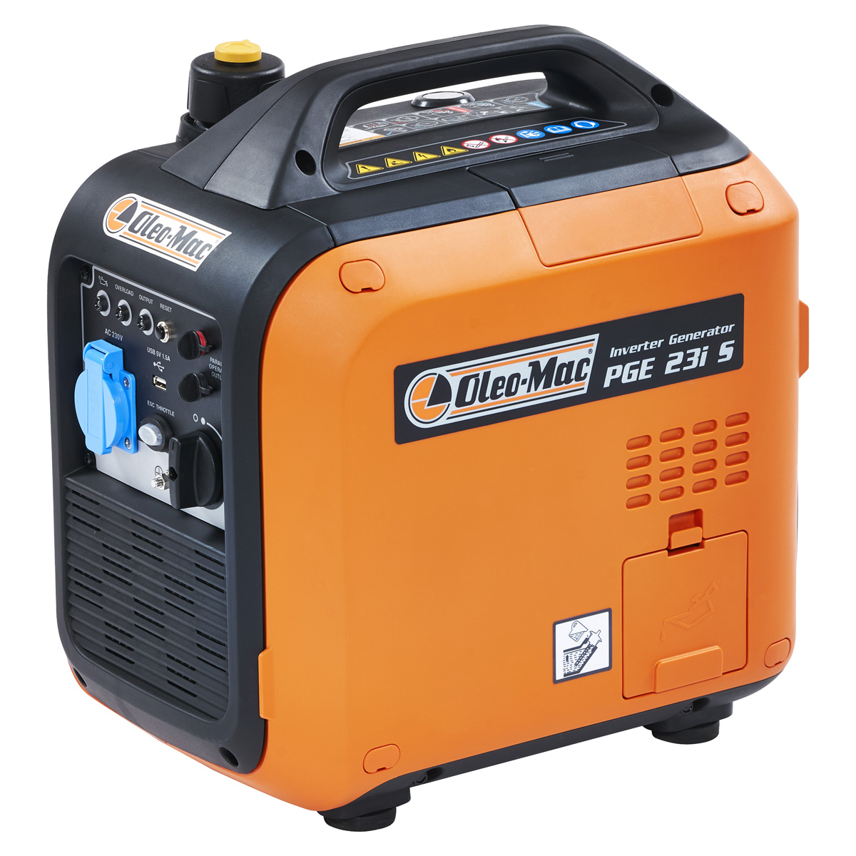 OLEOMAC PGE 23i S EUR5 JENERATÖR 2,3 kW İNVERTÖR BENZİNLİ