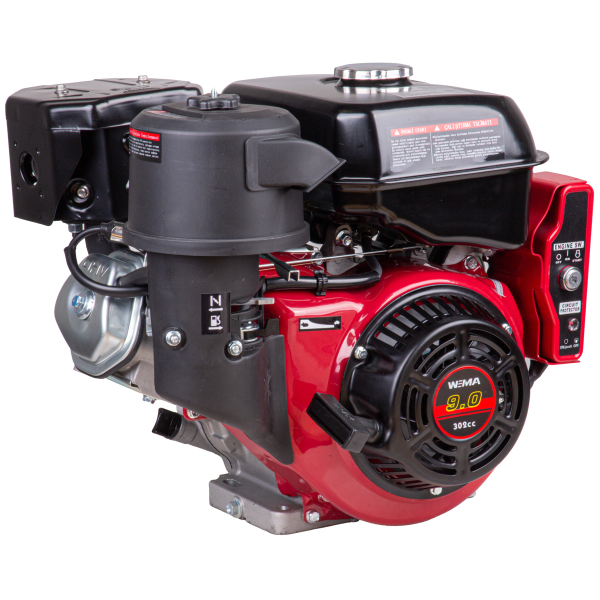 WEİMA WM300FE-Q BENZİNLİ MOTOR 9HP EUR5 KAMALI TİP MARŞLI