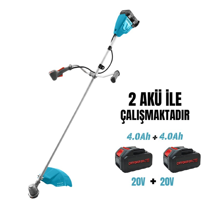 CATPOWER CAT2045 KÖMÜRSÜZ AKÜLÜ TIRPAN Lİ-İON 20V 4.0Ah