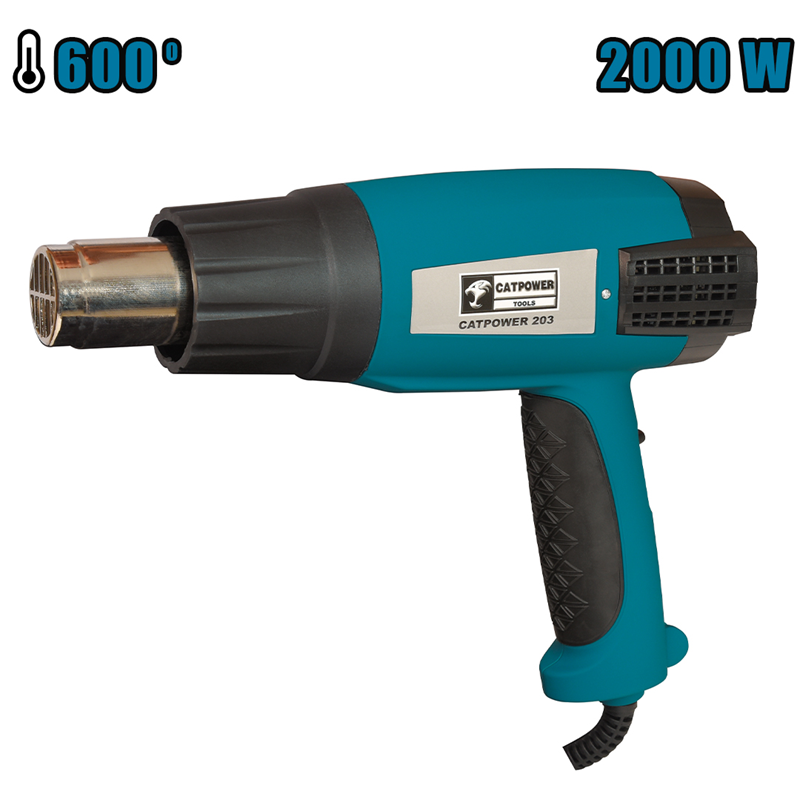 CATPOWER CAT203 ELEKTRONİK DİJİTAL SICAK HAVA TABANCASI 2000W