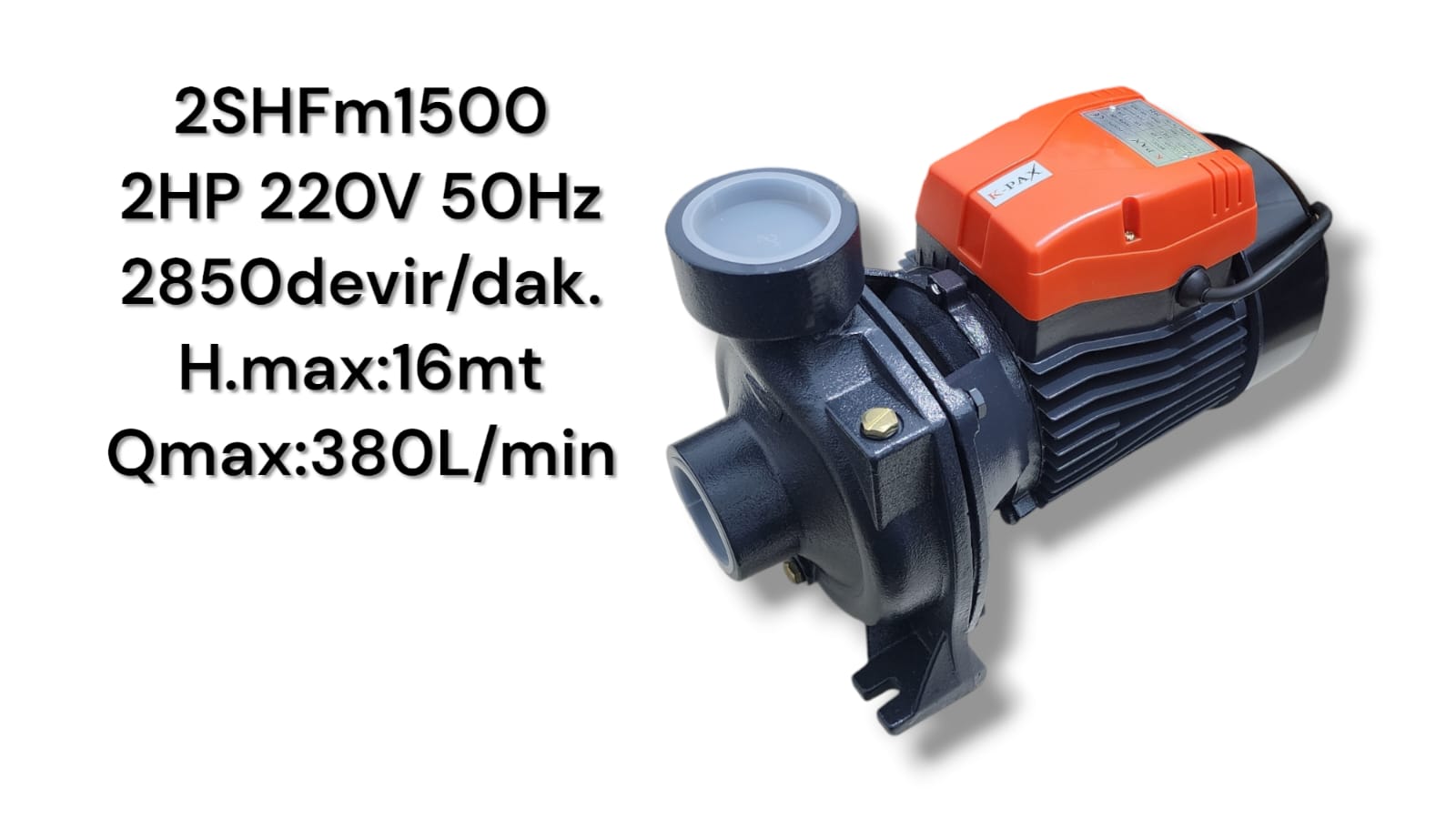 K-PAX 2SHFm1500 SU DİNOMOSU 2" 2HP