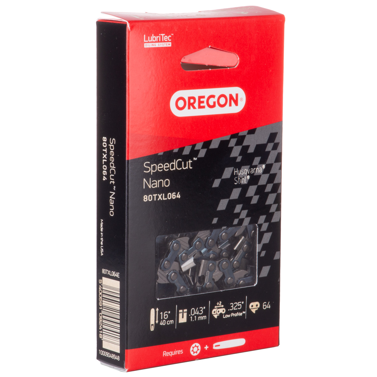 OREGON 80TXL064E KESİK ZİNCİR 32 DİŞ 3/25 KÖŞELİ KUTU NANO