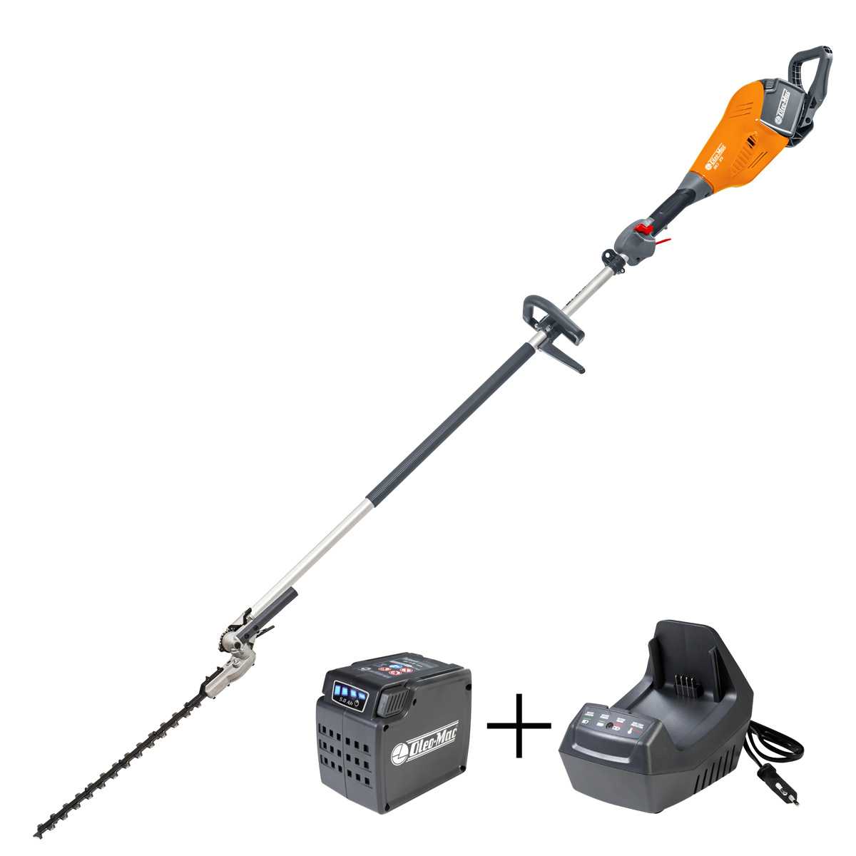 OLEOMAC BCi 35 HL AKÜLÜ YÜKSEK ÇİT BİÇME MAKİNESİ 5.0Ah+ŞARJ CİHAZI
