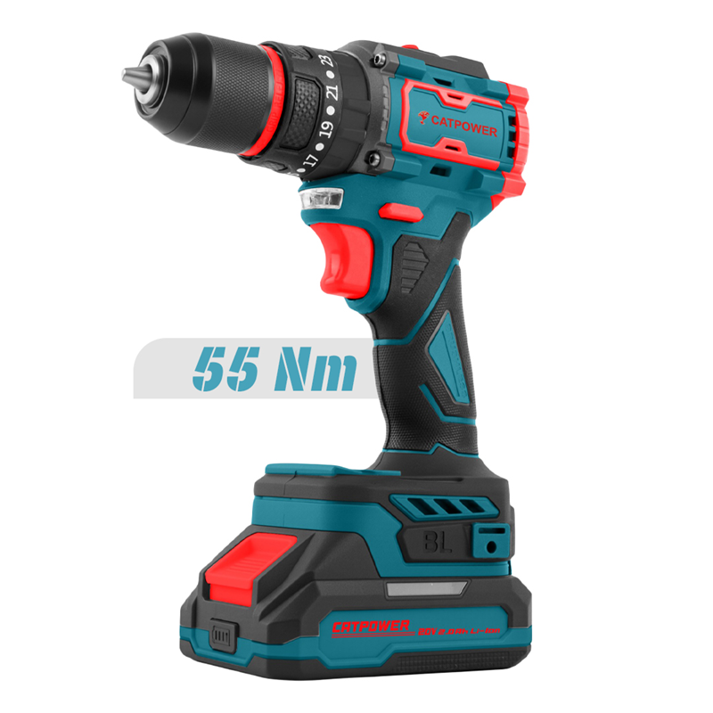 CATPOWER CAT1050 KÖMÜRSÜZ AKÜLÜ DARBELİ VİDALAMA Li-iON 20V 2.0Ah 70 PARÇA AKSESUARLIKÖMÜRSÜZ AKÜLÜ DARBELİ VİDALAMA Li-iON 20V 2.0Ah 70 PARÇA AKSESUARLI